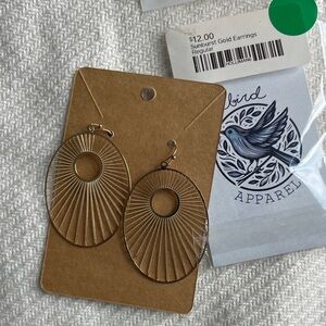 Sunburst Gold Earrings
